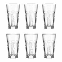 Longdrinkglas ROCK 340 ml Name vertikal 6 Stück