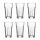 Longdrinkglas ROCK 340 ml Name vertikal 6 Stück