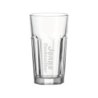 Longdrinkglas ROCK XL 540 ml Name vertikal 1 Stück