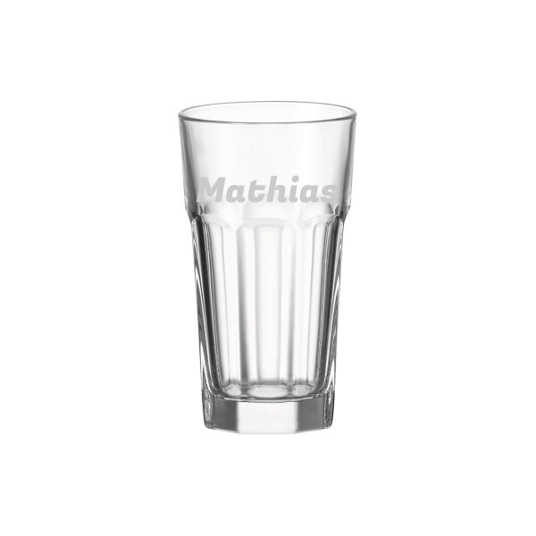 Longdrinkglas ROCK 340 ml Name horizontal 1 Stück