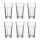 Longdrinkglas ROCK 340 ml Name gerade 6 Stück