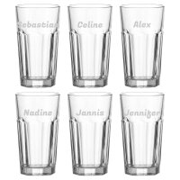 Longdrinkglas ROCK XL 540 ml Name horizontal 6 Stück