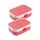 Mepal CAMPUS Brotdose mit Gabel 2er Set - Pink & Pink