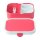 Mepal CAMPUS Brotdose mit Gabel 2er Set - Türkis & Pink