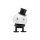 Hoptimist Dekofigur Wedding Groom Black 8,4 cm