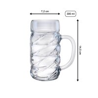 Stölzle Oberglas DIAMOND Bierkrug 0,3 l 6er Set