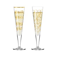 Ritzenhoff Goldnacht Champagnergläser 205 ml 2er Set...