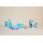 Mepal CAMPUS Pop-up Trinkflasche Set mit Flip-Up Ersatzdeckel - pink