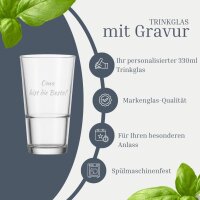 Trinkglas EVENT 330 ml Name horizontal 60 Stück