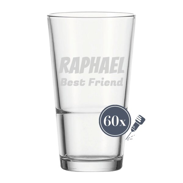 Trinkglas EVENT XL 550 ml Name horizontal 60 Stück