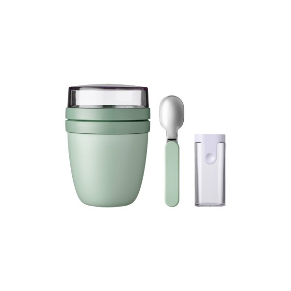 Mepal ELLIPSE Lunchpot + Faltbarer Löffel - Nordic Sage