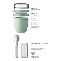 Mepal ELLIPSE Lunchpot + Faltbarer Löffel - Vivid Blue