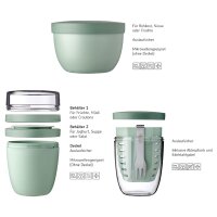 Mepal ELLIPSE Pot-Set 3-teilig - Nordic Sage