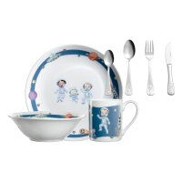 Leonardo BAMBINI Avventura Kindergeschirr Set mit Besteck...