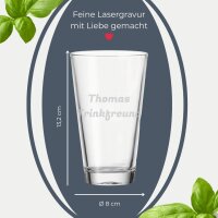 Trinkglas CIAO 300 ml Name horizontal