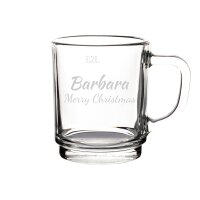Gravur Glühweinglas Kaffeeglas 0,2l geeicht - Name...