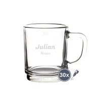 Luxentu - Gravur Glühweinglas Kaffeeglas 0,2l...