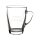 Luxentu - Gravur Glasbecher Kaffeebecher 300 ml - Name horizontal 1 Stück