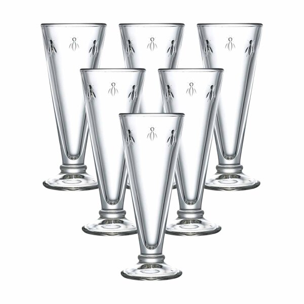 La Rochère Biene Abeille Sektglas 150 ml 6er Set