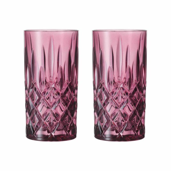 Nachtmann Noblesse Longdrinkgläser 2er Set - Berry