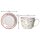 Ritzenhoff & Breker SHANTI Milchkaffee Tasse mit Untertasse 350 ml