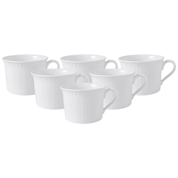 Villeroy & Boch Cellini Cappuccinotasse 350 ml 6er Set
