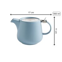 Maxwell & Williams TINT Teekanne 600 ml Hellblau - A
