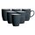 Ritzenhoff & Breker DOPPIO Kaffeebecher 320 ml 6er Set - Anthrazit
