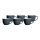 Ritzenhoff & Breker DOPPIO Jumbotasse 350 ml 6er Set - Anthrazit