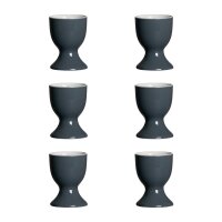 Ritzenhoff & Breker DOPPIO Eierbecher anthrazit 6er Set