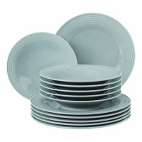 Seltmann Weiden Beat Color Glaze Tafelservice 12-teilig - Arktisblau