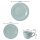 Seltmann Weiden Beat Color Glaze Kaffeeservice 18-teilig - Arktisblau