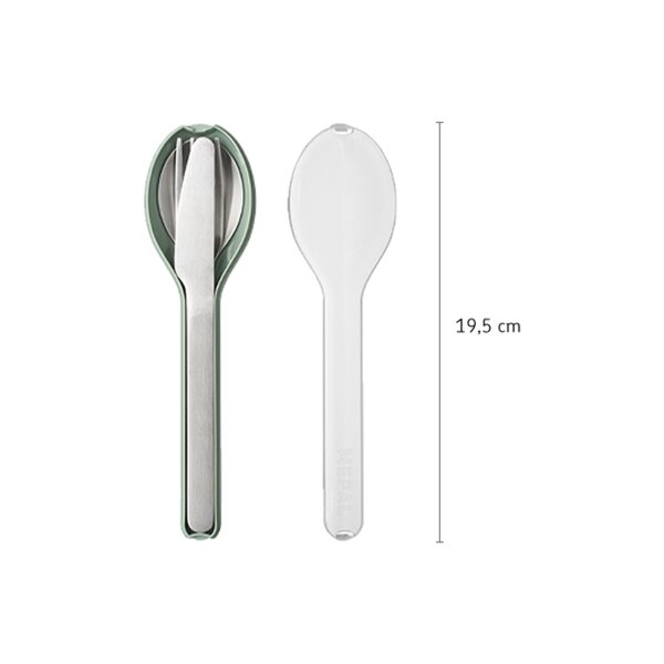 Mepal ELLIPSE Besteck-Set 3-teilig - Nordic Black