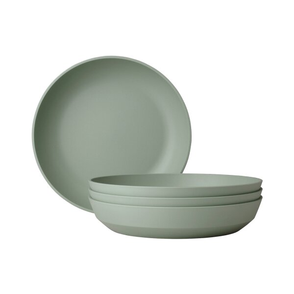 Mepal SILUETA Suppenteller ø 21 cm 4er Set - Nordic Sage