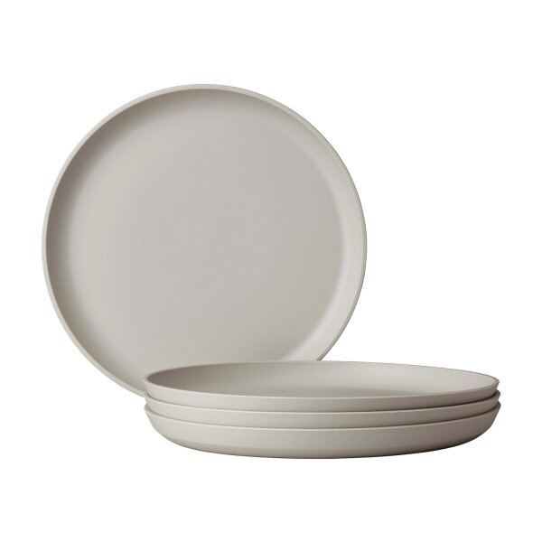 Mepal SILUETA Frühstücksteller ø 23 cm 4er Set - Nordic White