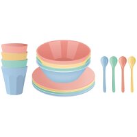 Koziol NORA Set MACARONS Geschirrset 16-teilig - A