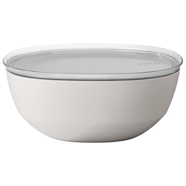 Mepal SILUETA Servierschale mit Deckel 5000 ml - Nordic White