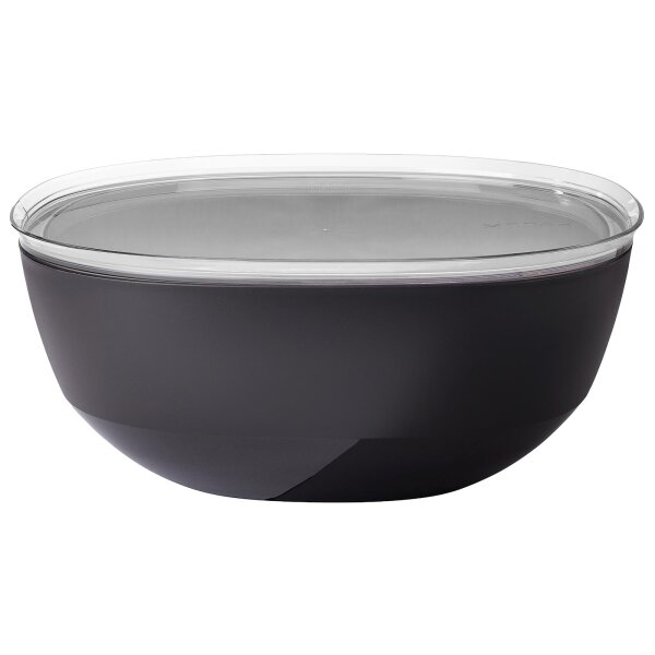 Mepal SILUETA Servierschale mit Deckel 5000 ml - Nordic Black