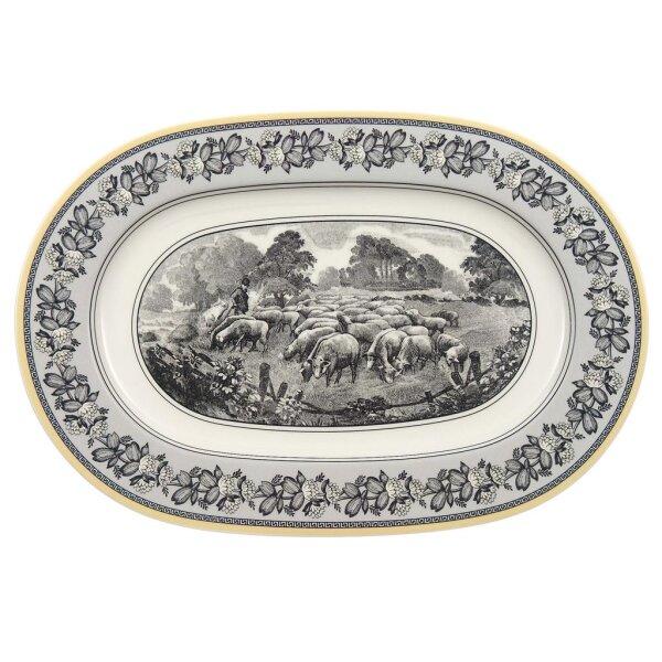 Villeroy & Boch Audun Ferme Platte oval 34 x 23,5 x 1,8 cm