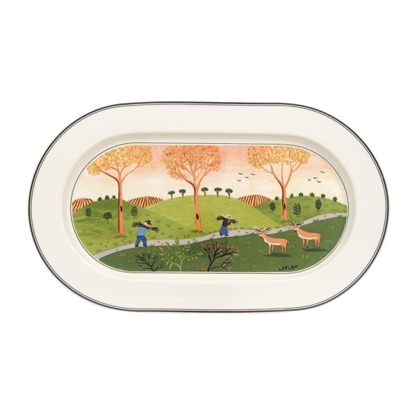 Villeroy & Boch Design Naif Platte oval 34 x 24 cm