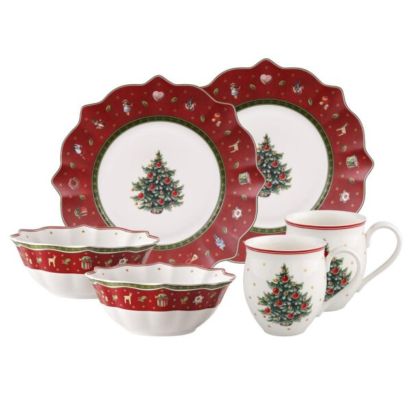 Villeroy & Boch Toys Delight Frühstücks-Set "Breakfast for 2" 6-teilig Rot