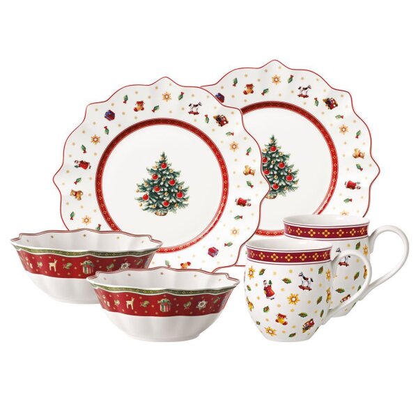 Villeroy & Boch Toys Delight Frühstücks-Set "Breakfast for 2" 6-teilig Weiß