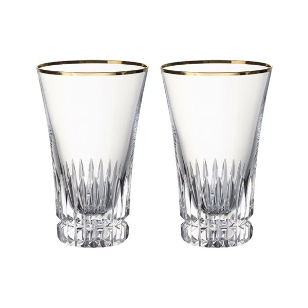 Villeroy & Boch Grand Royal Gold Longdrinkglas 300 ml 2er Set