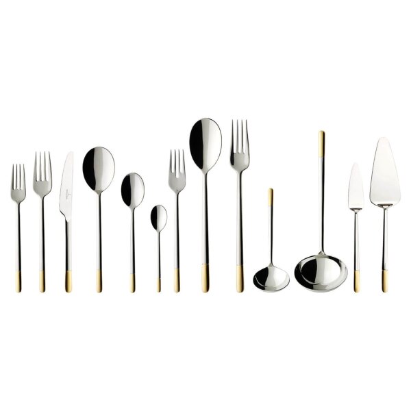 Villeroy & Boch Ella teilvergoldet Tafelbesteck 113-teilig Lunch