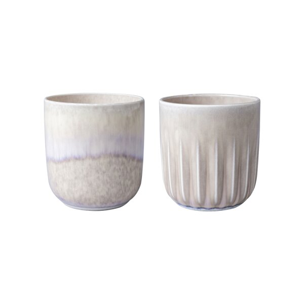 like. by Villeroy & Boch Perlemor Sand Becher Set 2-teilig