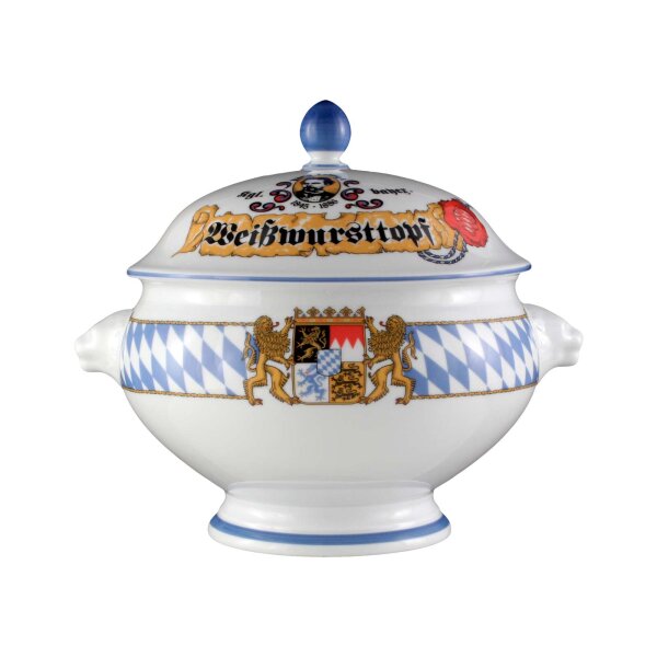 Seltmann Weiden Compact Bayern Löwenkopfterrine mit Deckel 3,00 l