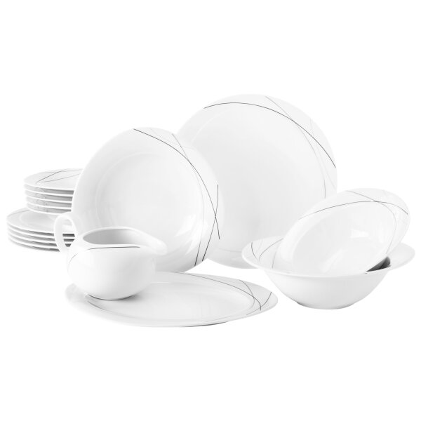 Seltmann Weiden Trio Highline Tafelservice 16-teilig