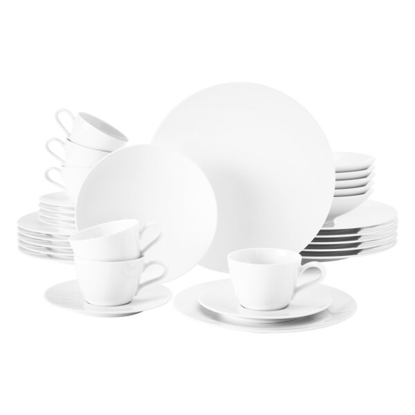 Seltmann Weiden Life Weiß Kombiservice 30-teilig