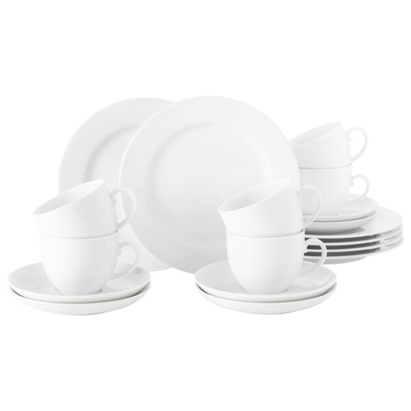 Seltmann Weiden Rondo/Liane Weiß Kaffeeservice 18-teilig