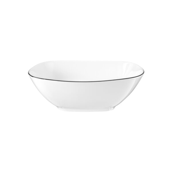 Seltmann Weiden Lido Black Line Schüssel eckig 20 cm